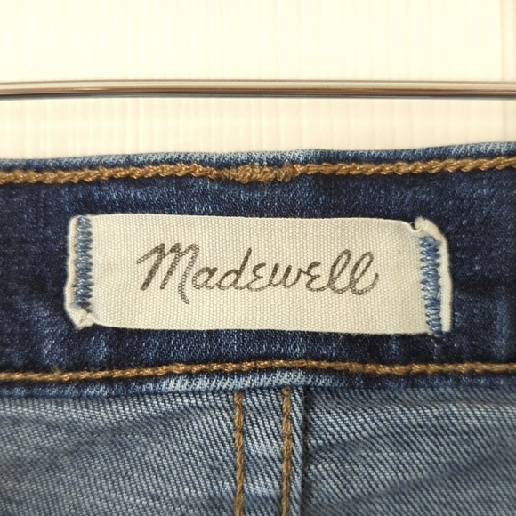 Madewell Classic 10" High Rise Dark Indigo Wash Ankle Length Skinny Jeans 25 - Picture 8 of 16